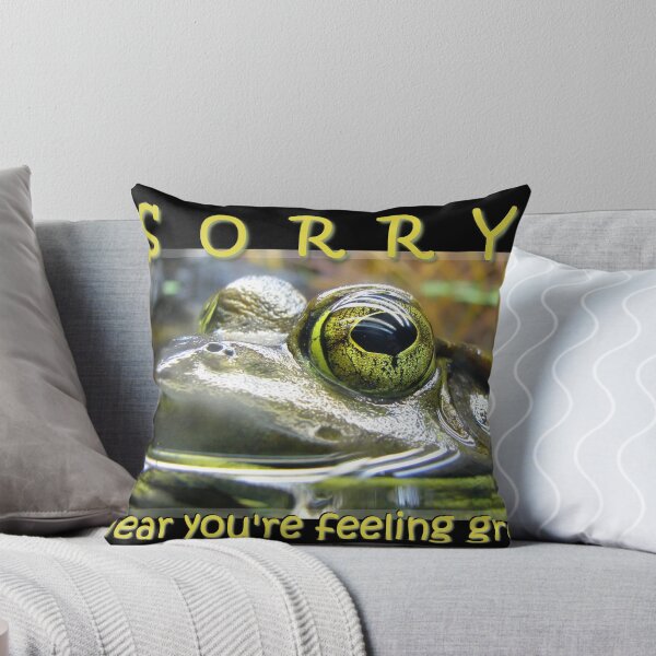 Item preview, Sorry to Hear You're Feeling Green (Card) designed and sold by Tracy Friesen.