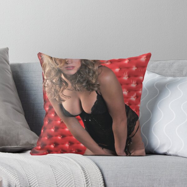 Item preview, Sexy Lingerie Model posing pretty at red studio vintage background  designed and sold by Anton Oparin.