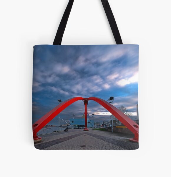 The Newport Wave, Newport, Gwent All Over Print Tote Bag