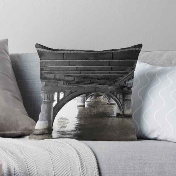 Arches of Time Throw Pillow
