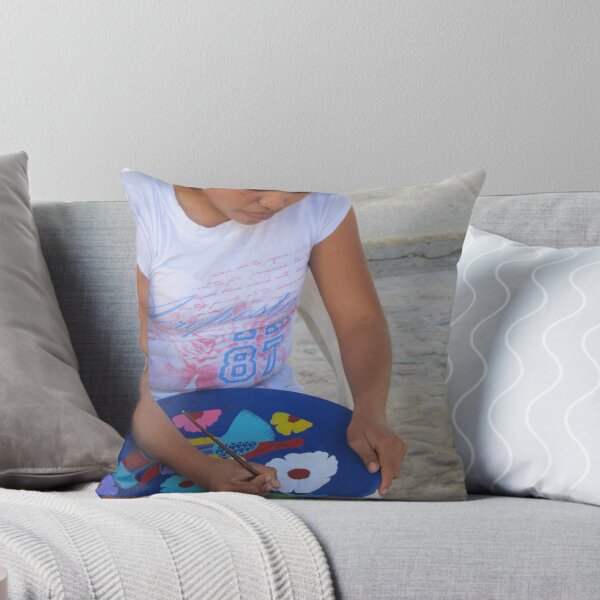 Item preview, A young Artist working at the Street - Una joven Artista trabajando en la Calle designed and sold by PtoVallartaMex.