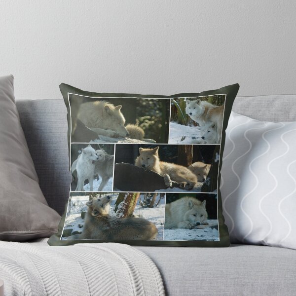 Item preview, A day with the wolves - collage designed and sold by steppeland.