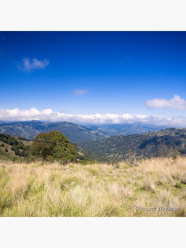 Thumbnail 3 of 3, Throw Pillow, View from Barrinton Forrest Rd, Barrinton Tops designed and sold by Richard Windeyer.