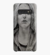 Jodie Comer B&W Portrait Case/Skin for Samsung Galaxy
