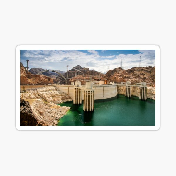 Item preview, Hoover Dam & Mike O'Callaghan-Pat Tillman Memorial Bridge, Arizona, USA designed and sold by rossacampbell.