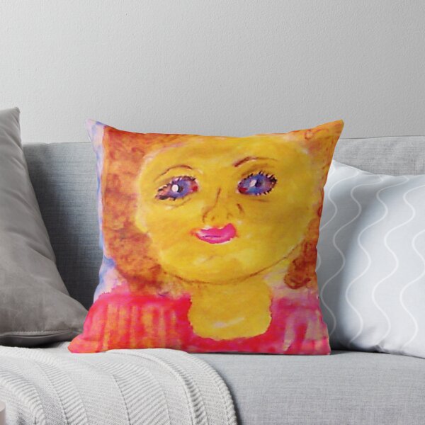 Item preview, Cutie with red hair, watercolor designed and sold by Anna  Lewis, blind artist.