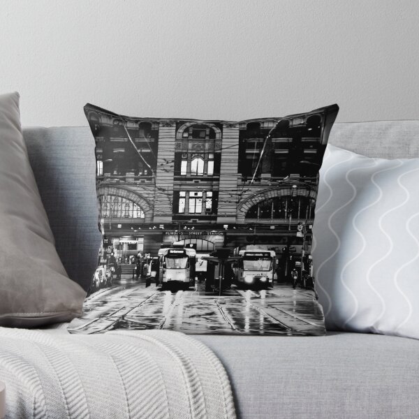 Elizabeth St Melbourne Throw Pillow