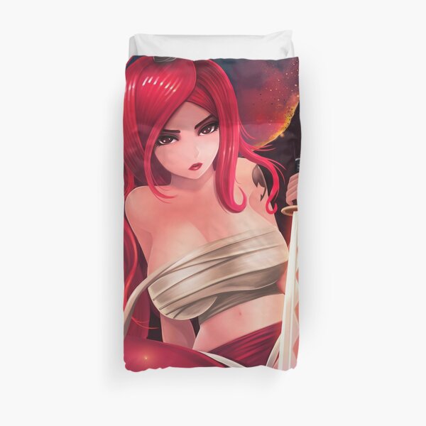 Erza Scarlet Duvet Cover