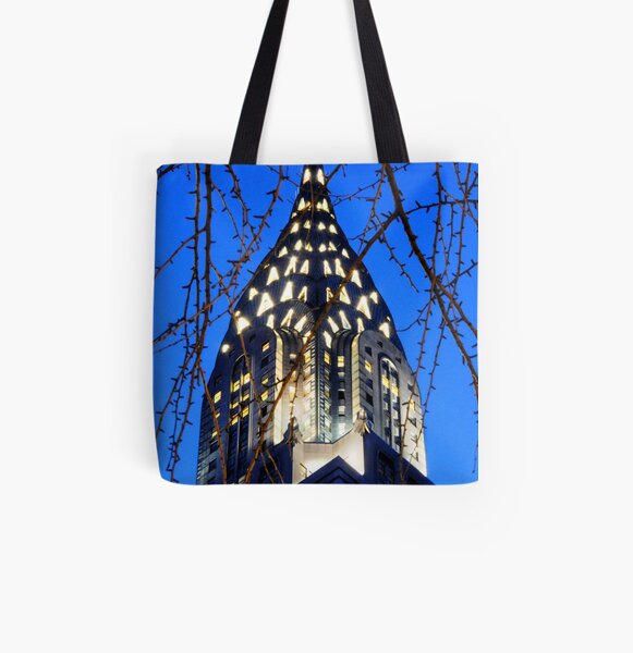 Chrysler Building: NYC All Over Print Tote Bag