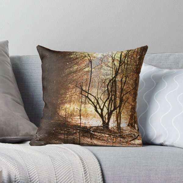 Uncovered Throw Pillow