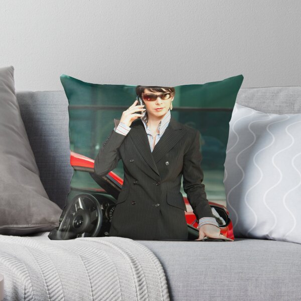 corporate mannequin Throw Pillow