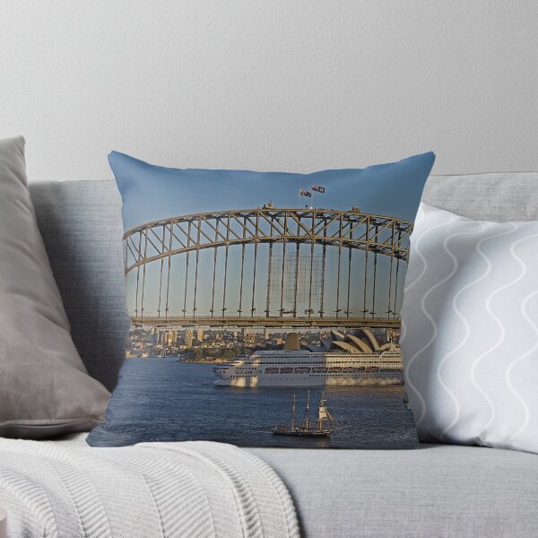 Item preview, Full Astern - Oriana slowly reverses out of Circular Quay designed and sold by TonyCrehan.