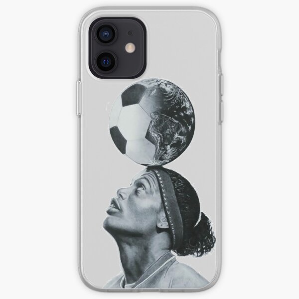 Art Ronaldinho Ilustración Funda blanda para iPhone