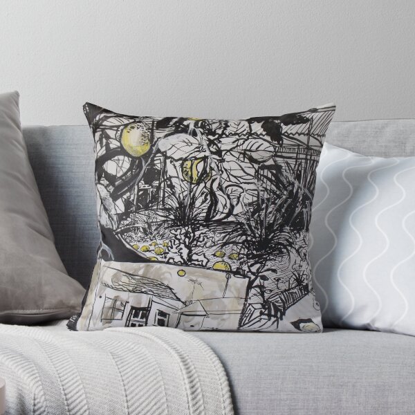 Under the Lemon Tree, 2012 Throw Pillow