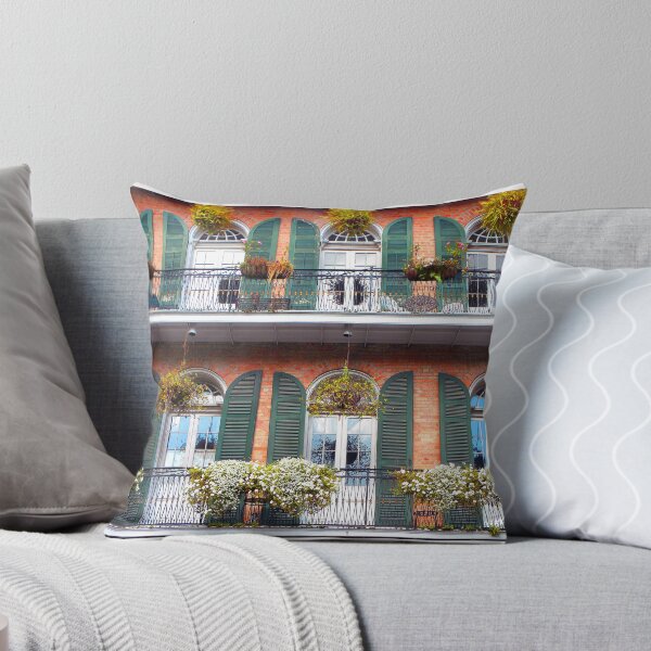 Item preview, "Flower Boxes" New Orleans French Quarter designed and sold by Sandra Russell.