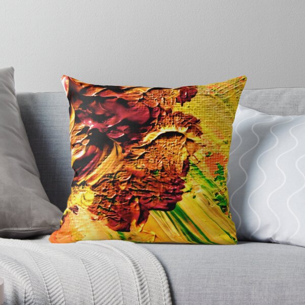 Lush Irises from Kelley's Jardin Throw Pillow