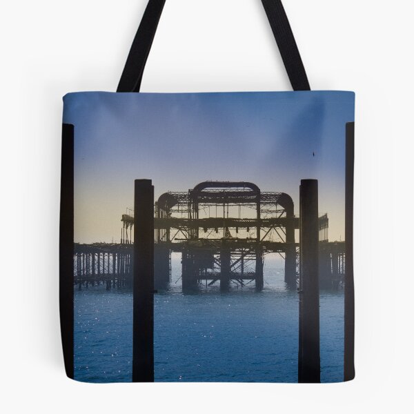 Item preview, Blackened Pier, West Pier, Brighton designed and sold by Silken Photography.