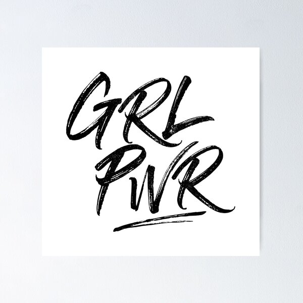 Item preview, GIR PWR INKED HANDWRITTEN, BY SUBGIRL designed and sold by SUBGIRL.