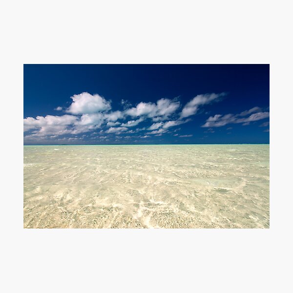 Aitutaki Lagoon Photographic Print