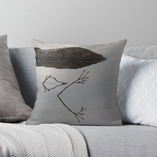 Rock n Twigs Throw Pillow