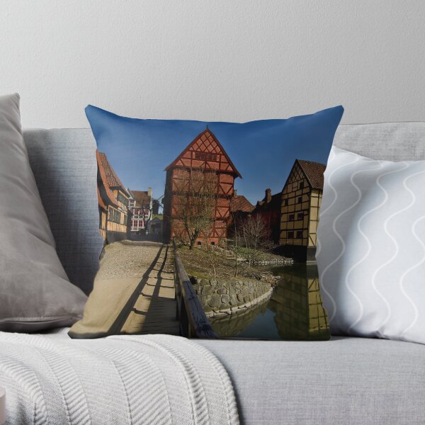 The old town Throw Pillow