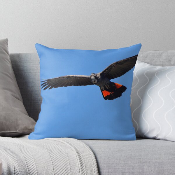 red tail Throw Pillow