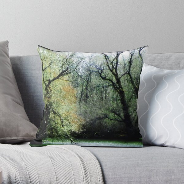 Emerald Woods © Throw Pillow