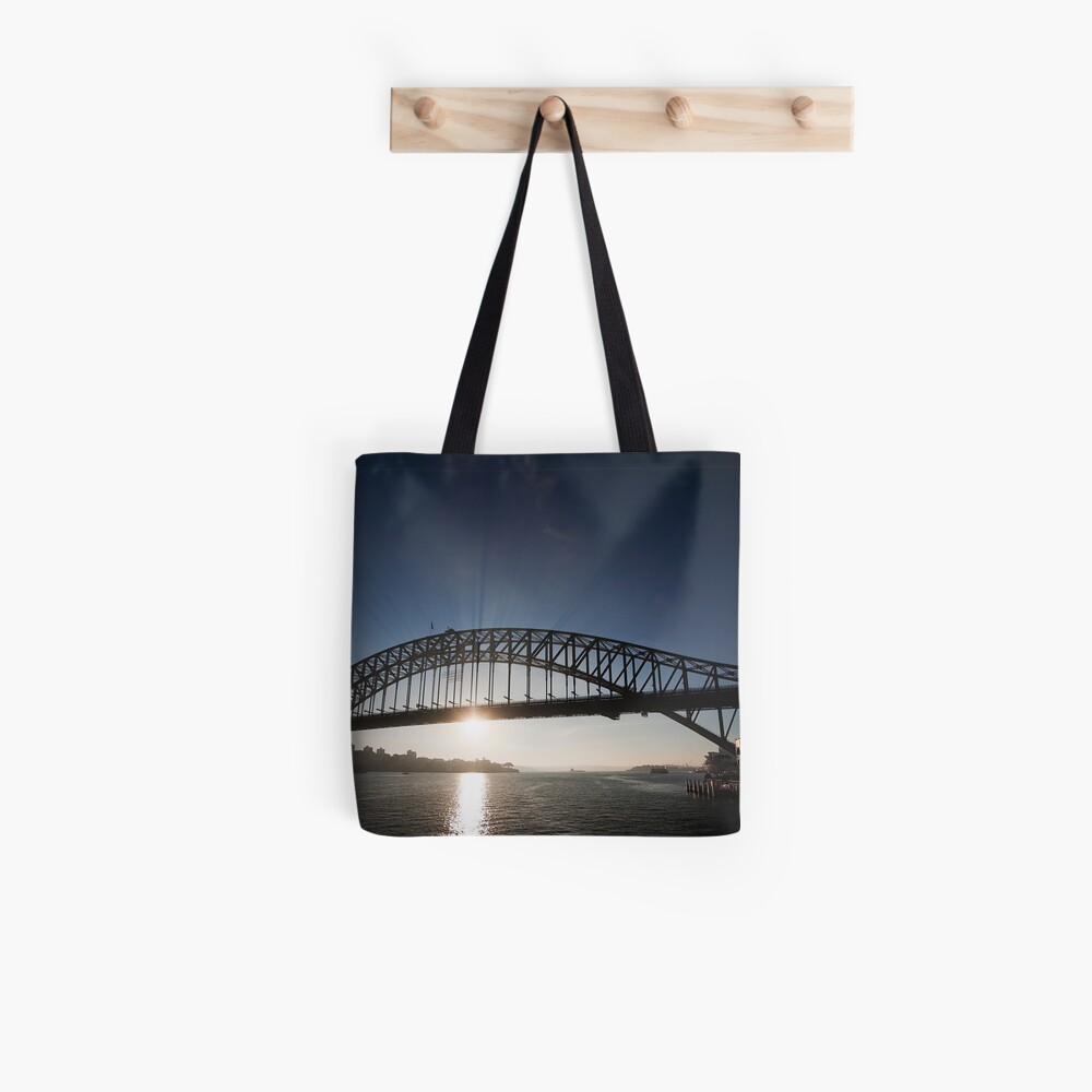 Sydney Harbour Bridge, Early Morning Rays Tote Bag