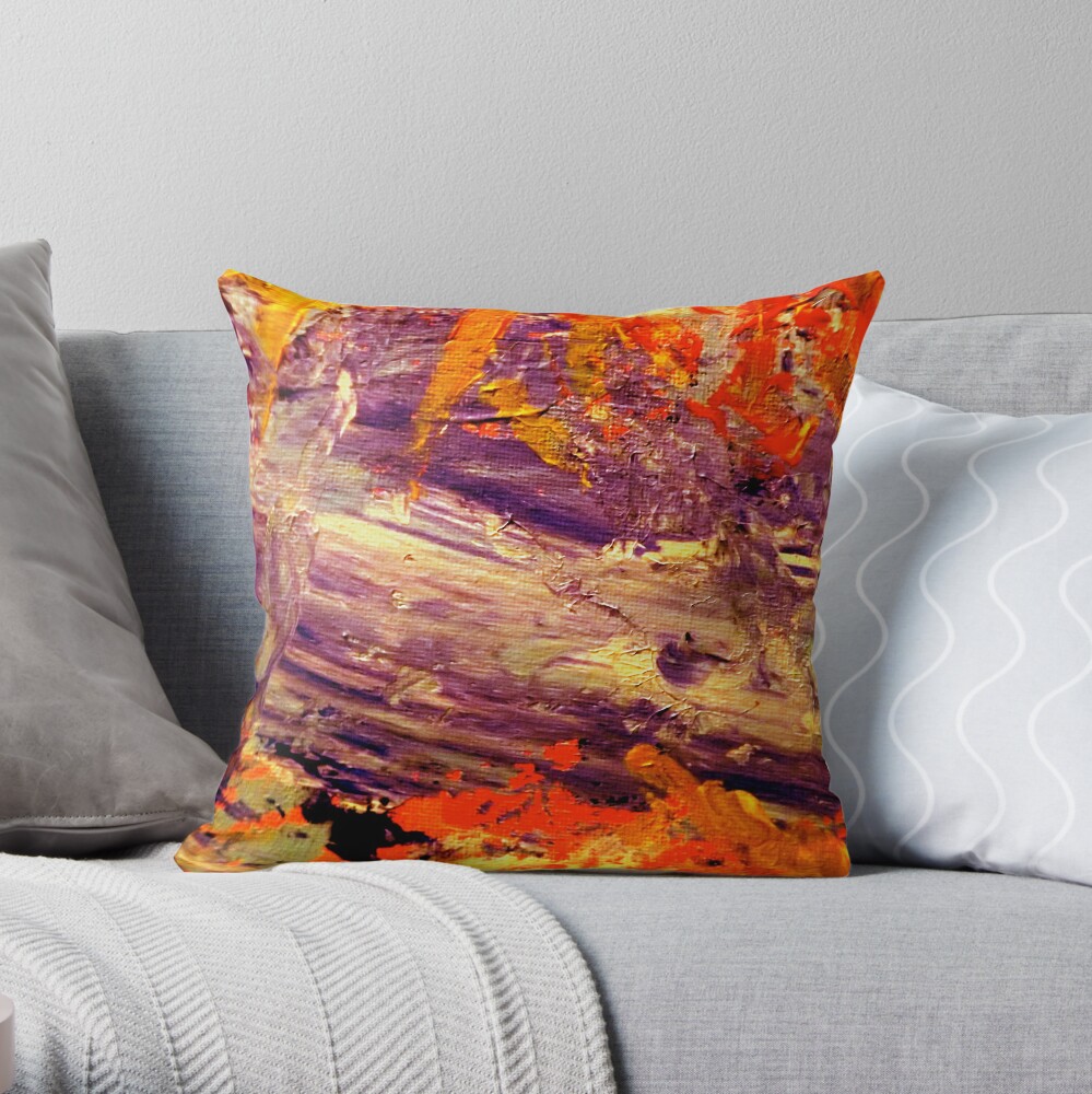 View from Sweet William's Mind Throw Pillow