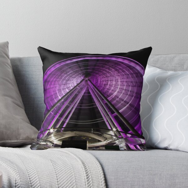 The Brisbane Wheel Throw Pillow