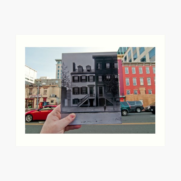 Looking Into the Past: Mary Surratt House, Washington, DC Art Print