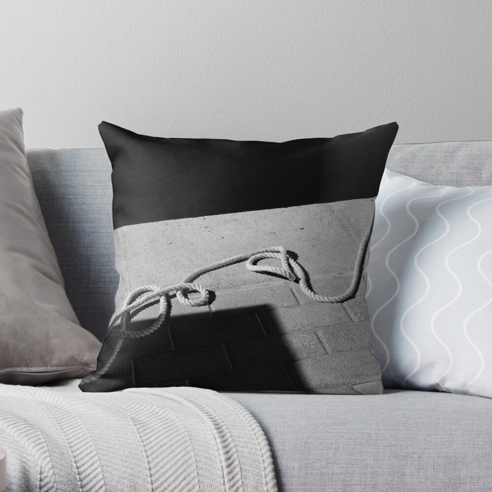 The Hanging Rope Throw Pillow