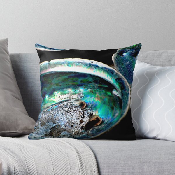 Paua Shells Throw Pillow