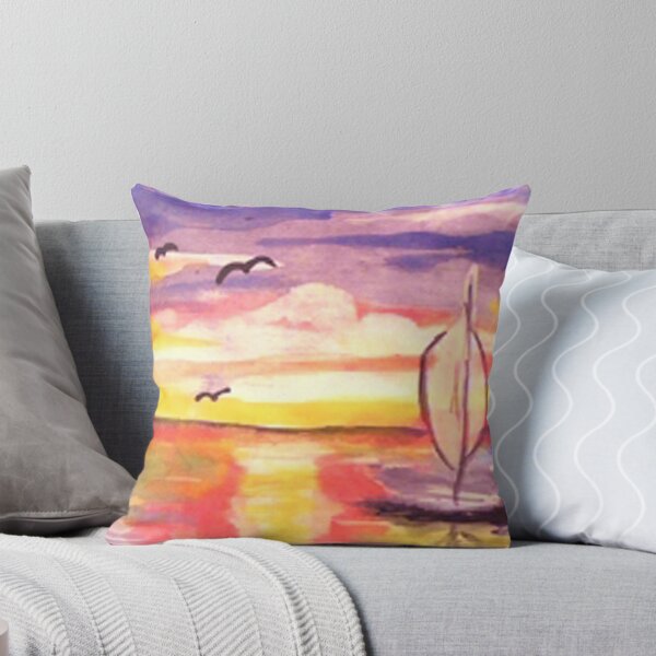 Item preview, Lovely day to go sailing, watercolor designed and sold by Anna  Lewis, blind artist.