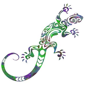 Tribal lizard vector tattoo Stock Vector by ©kaetana 1094654