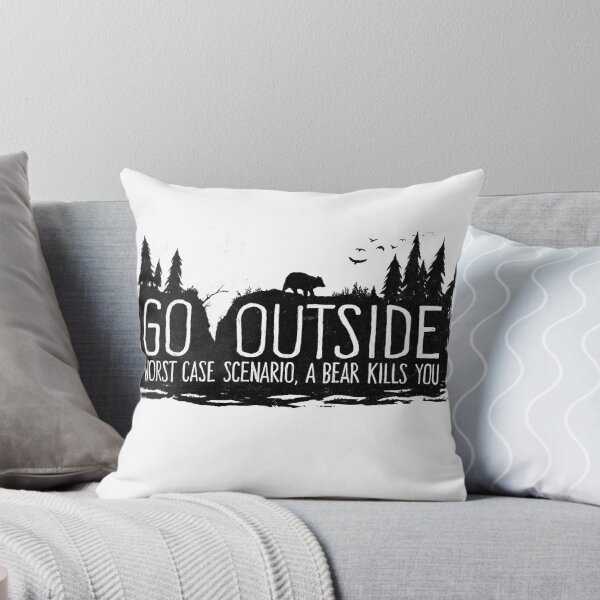 Item preview, Fox Shiver - Go Outside - Worst Case Scenario a Bear Kills You designed and sold by Fox Shiver.
