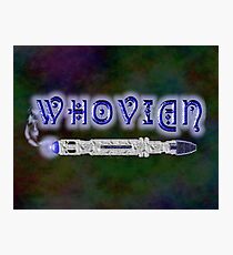 Whovian Screwdriver Photographic Print
