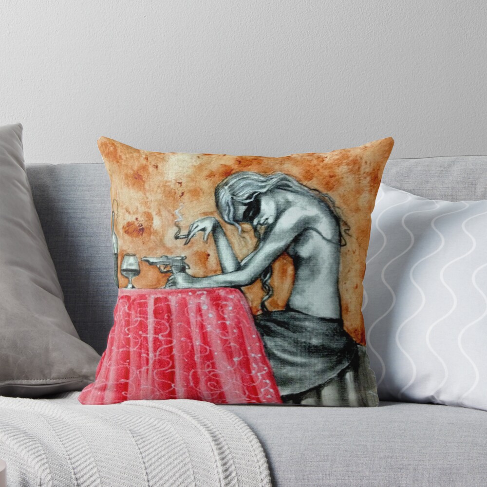 Item preview, Throw Pillow designed and sold by dicandiaj.