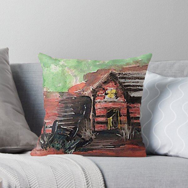 Item preview, Cabin in the woods, watercolor designed and sold by Anna  Lewis, blind artist.