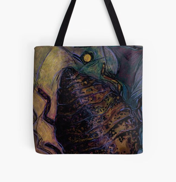 Insect Browned All Over Print Tote Bag