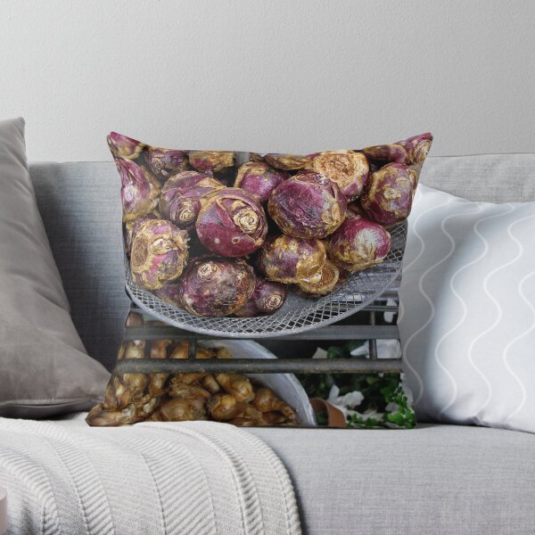 appears to be bulb season already. Throw Pillow