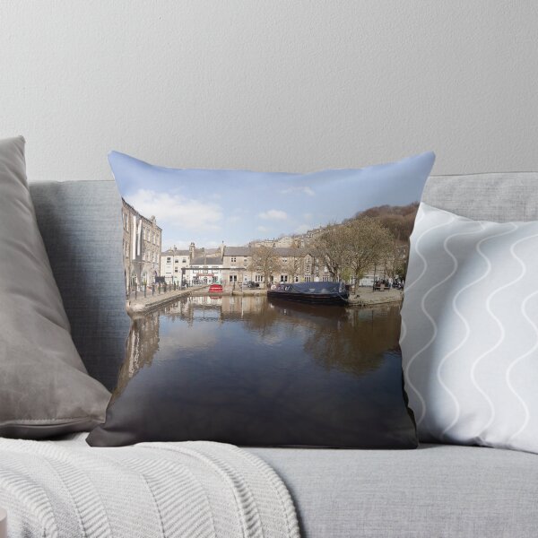 Item preview, Spring at Hebden Bridge Canal Basin designed and sold by JohnGaffen.