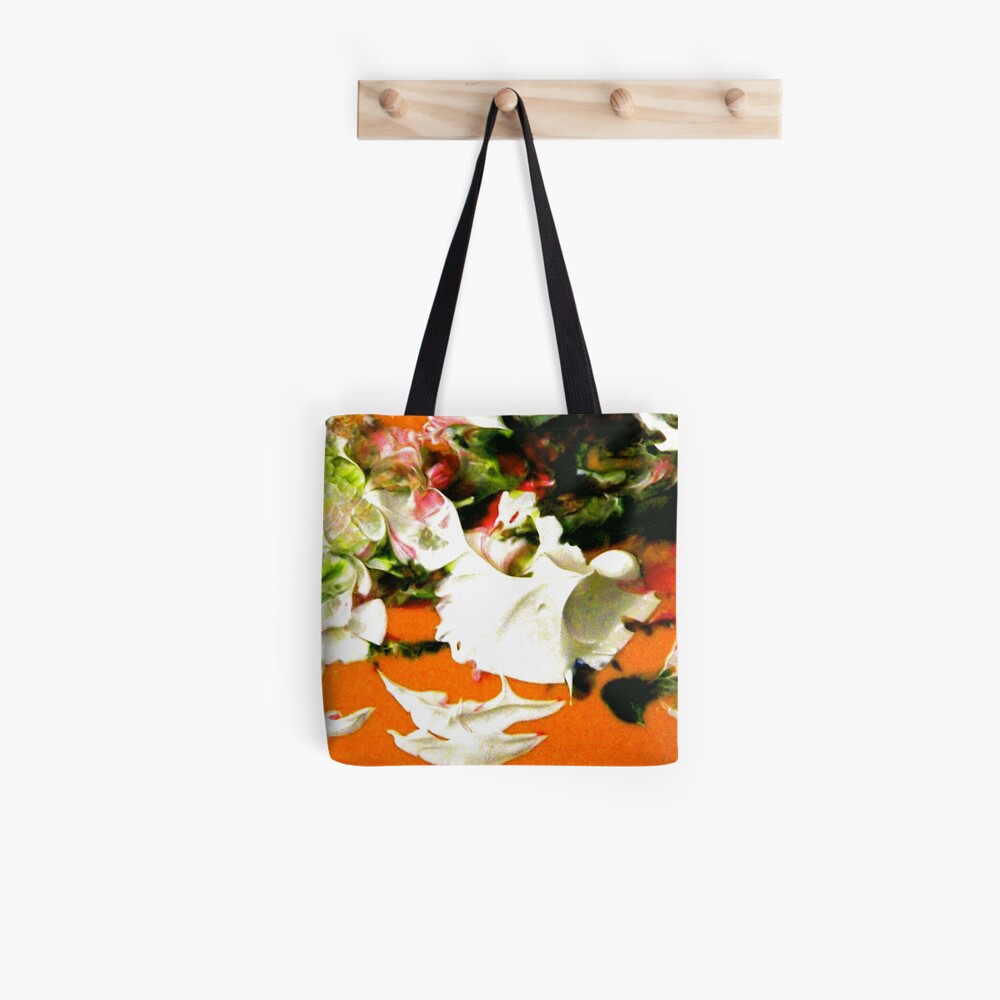 Esther at Easter: Lower Left Corner of Ceramic Tile Painting Tote Bag