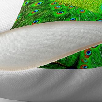 Alternate view of Peacock Throw Pillow