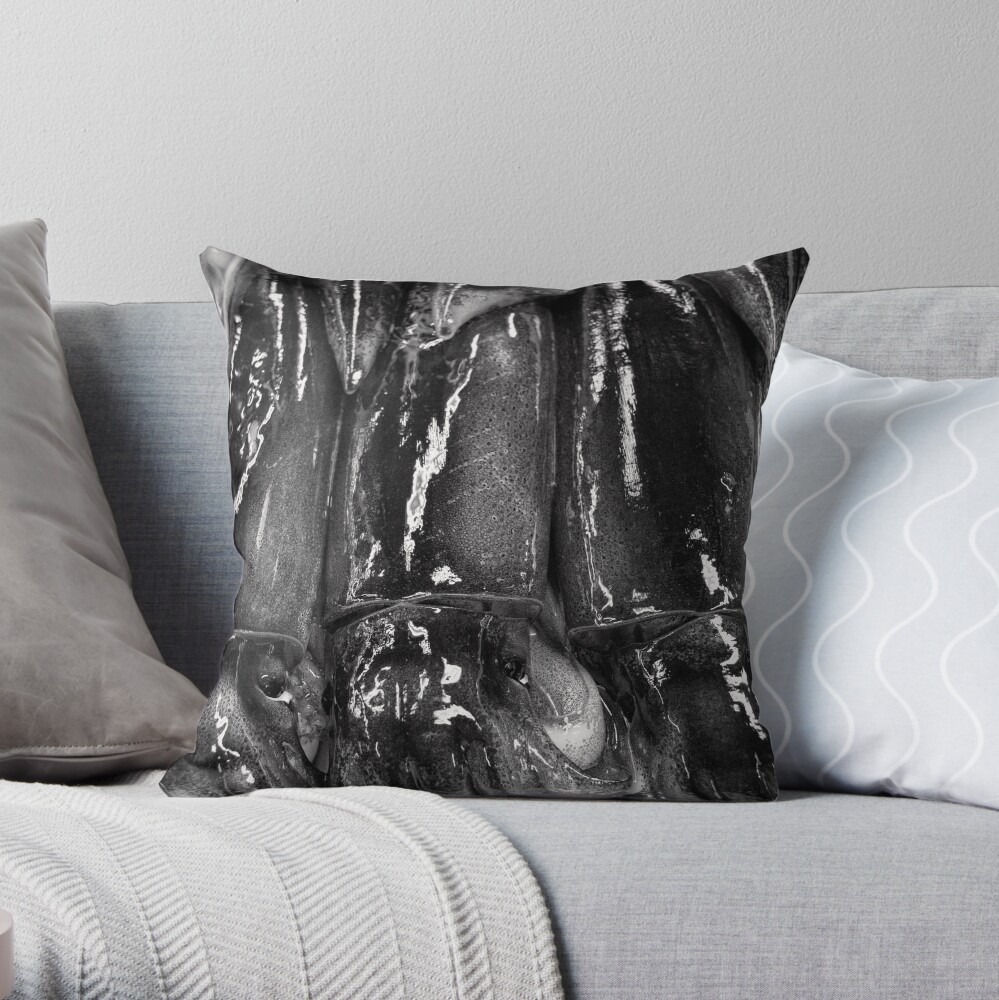 Slippery Sheen - Japan Throw Pillow