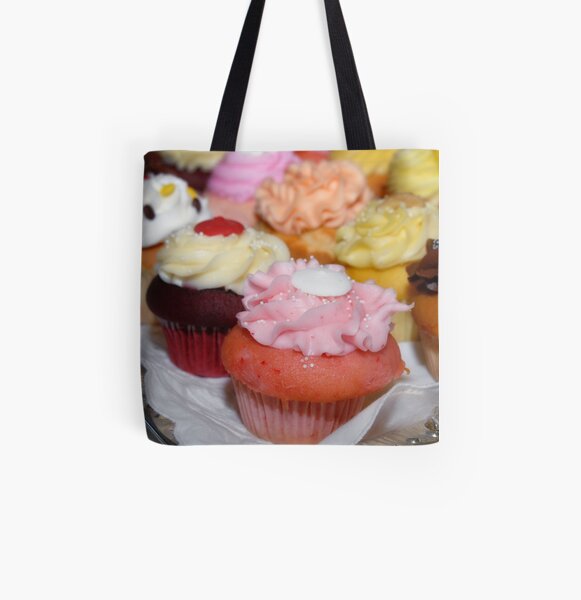 Cupcakes All Over Print Tote Bag