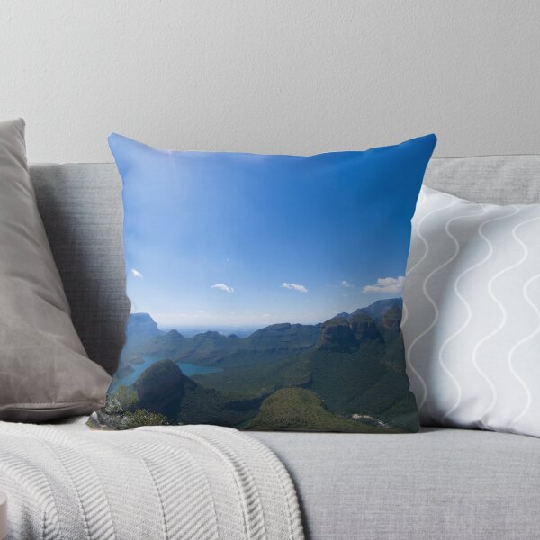 Starburst Over the Rondavels Throw Pillow