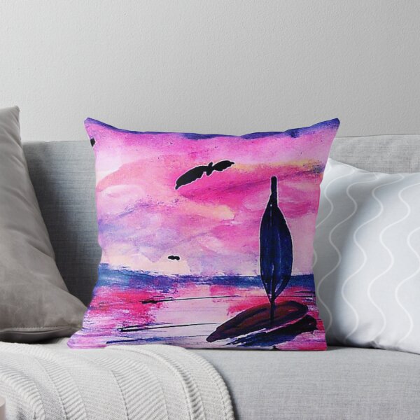 Artikelvorschau, Sunrise on the seas, watercolor entworfen und verkauft von Anna Lewis, blind artist.