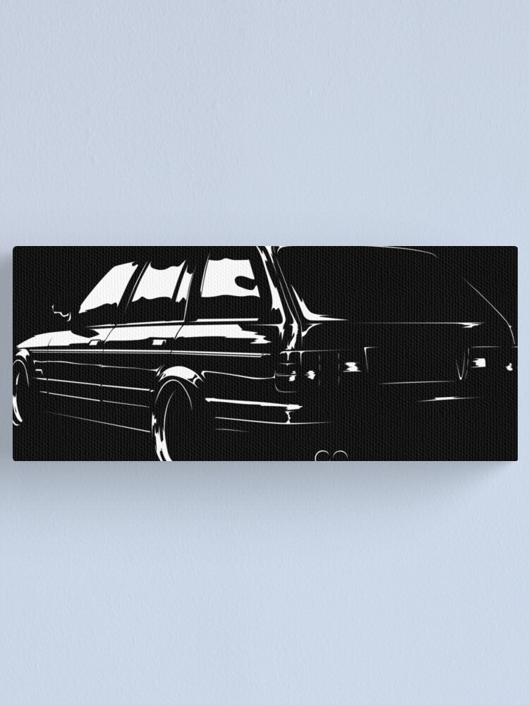 "BW E30 Touring" Canvas Print For Sale By L13psna | Redbubble