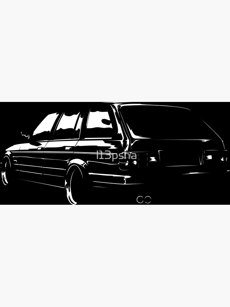 "BW E30 Touring" Canvas Print For Sale By L13psna | Redbubble